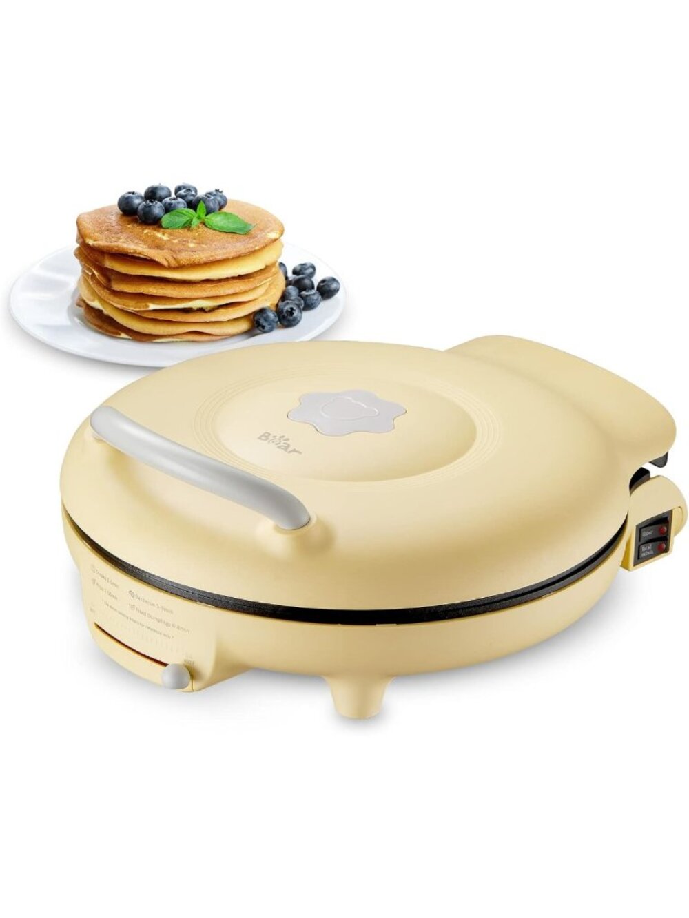 1500W Electric Smokeless Indoor Grill & Quesadilla Maker - Adjustable Temp